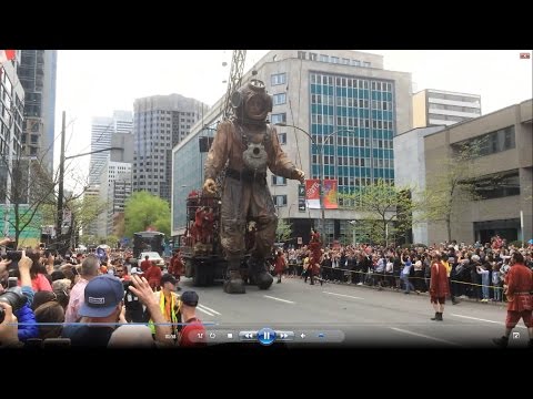 Giant Marionettes in Montreal. 21.05.2017