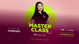 Convite para a masterclass! 