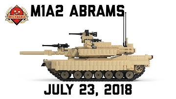 M1A2 Abrams - Main Battle Tank - Custom Military Lego