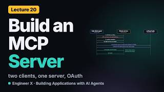 Build an MCP Server in Python: Schemas, Clients, OAuth | Building Applications with AI Agents L20