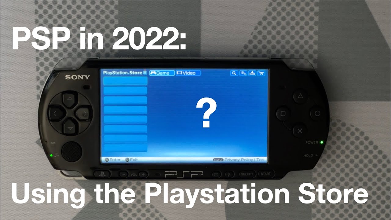 PSP in 2022: How to use the Playstation Store - YouTube