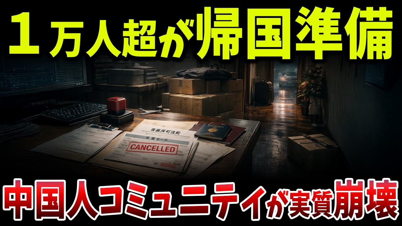 永住権も更新拒否も同時進行…“帰国ラッシュ”で日本の中国人社会が歴史的崩壊に向かう決定的瞬間