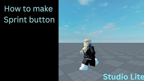 how to make sprint button in studio lite