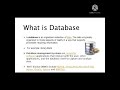 What is database |by learn computer skills