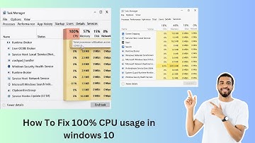 How To Fix 100% CPU usage in windows 10 | Stuck On 100% CPU Usage | High CPU usage problem fix | 🚀🚀
