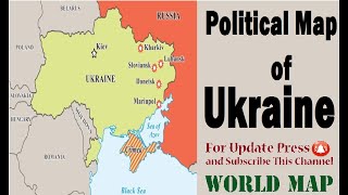 Ukraine Political Map 2024 /  About Ukraine / Capital & Cities of Ukraine / Ukraine War Map 2024 screenshot 3