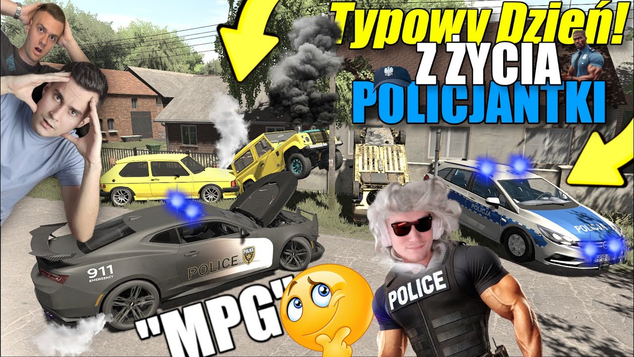 Spowodował WYPADEK 3 AUT!😱 - Dzień z Życia Policjantki😨 