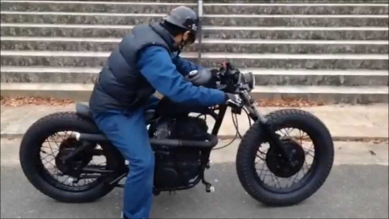 SR400 チョッパー FACTION ファクション - YouTube