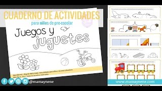 CUADERNO DE ACTIVIDADES JUEGOS Y JUGUETES - Mamá&nené