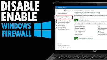 How to Disable and Enable Windows Firewall on Windows 10 Permanently