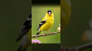 Golden Finch Bird Facts | Beautiful Yellow Bird 🐦✨