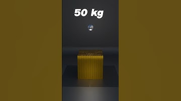 100 KG Impact! I Ball Drop on CubesISatisfying Loop Animation#blender #3danimation#loop