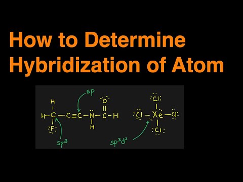 How to Determine the Hybridization of an Atom (sp, sp2, sp3, sp3d, sp3d2) Practice Problem & Example