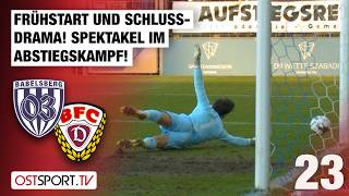 Early Start And Dramatic Finish Spectacular Relegation Battle Babelsberg - Bfc Regionalliga N...