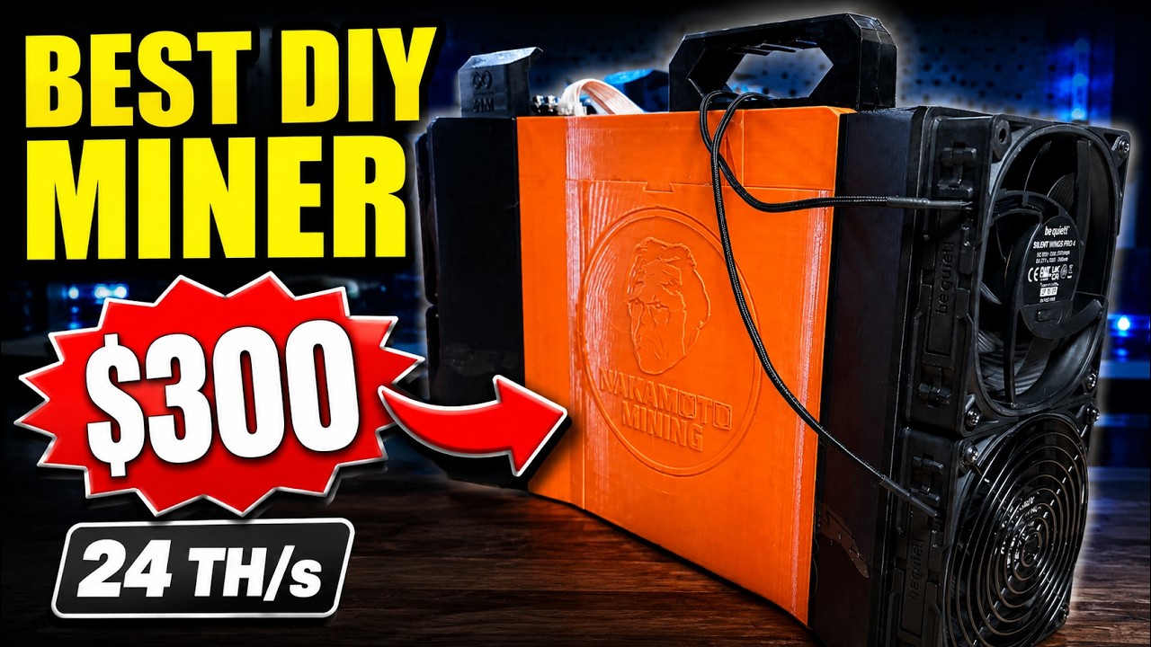 I Built My Best DIY Bitcoin Miner Yet for $300 | Nakamoto Miner