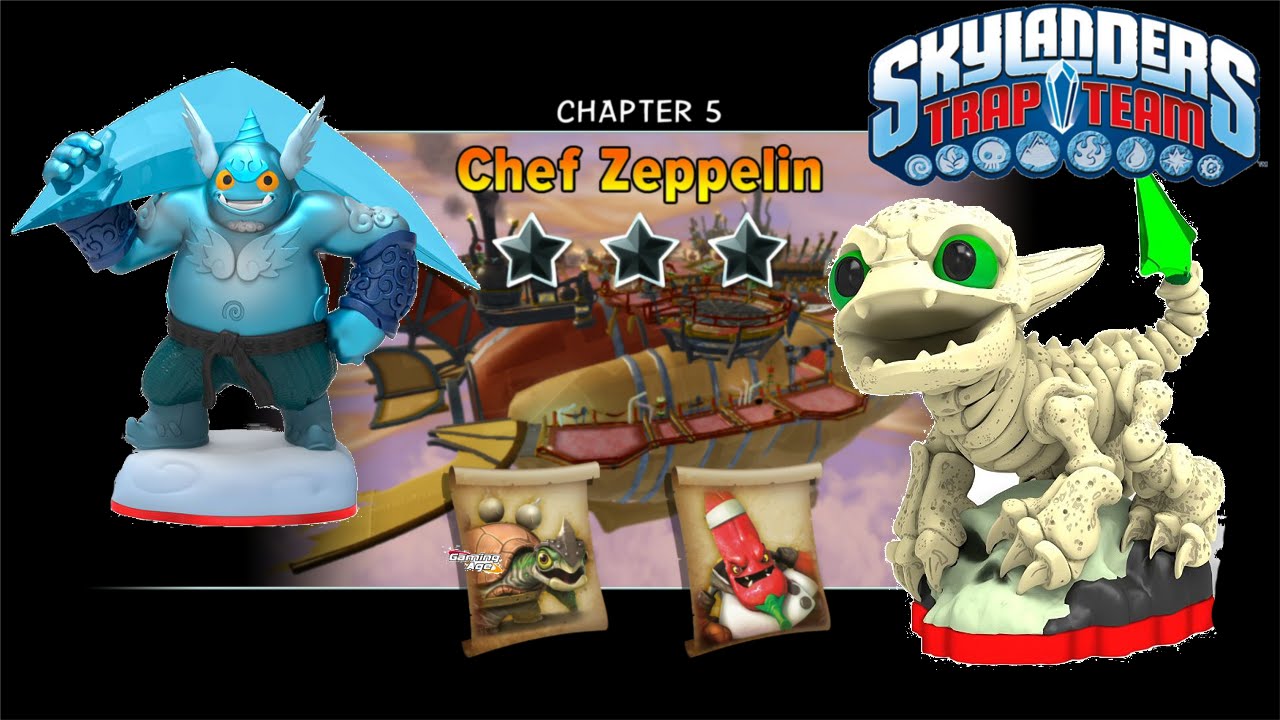 Skylanders Trap Team - Chapter 5: Chef Zepplin  (Gusto Gameplay)