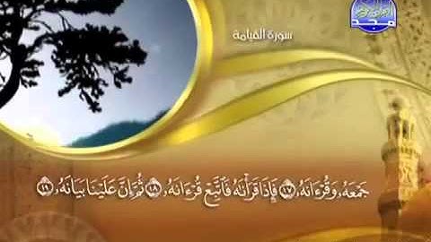 Surat Al Qiyamah Mahir Al Muaiqly سورة القيامة ماهر المعيقلي