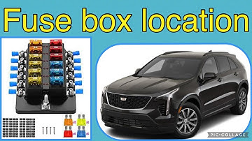 The fuse box location on a 2021 Cadillac XT4
