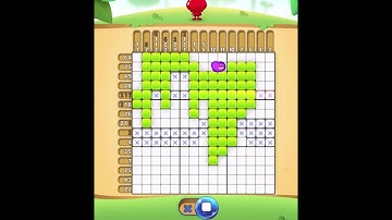 Nono Crossing Picture Nonogram Level 47 #gameplay #puzzle