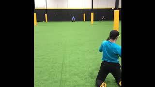 Long toss knee throws