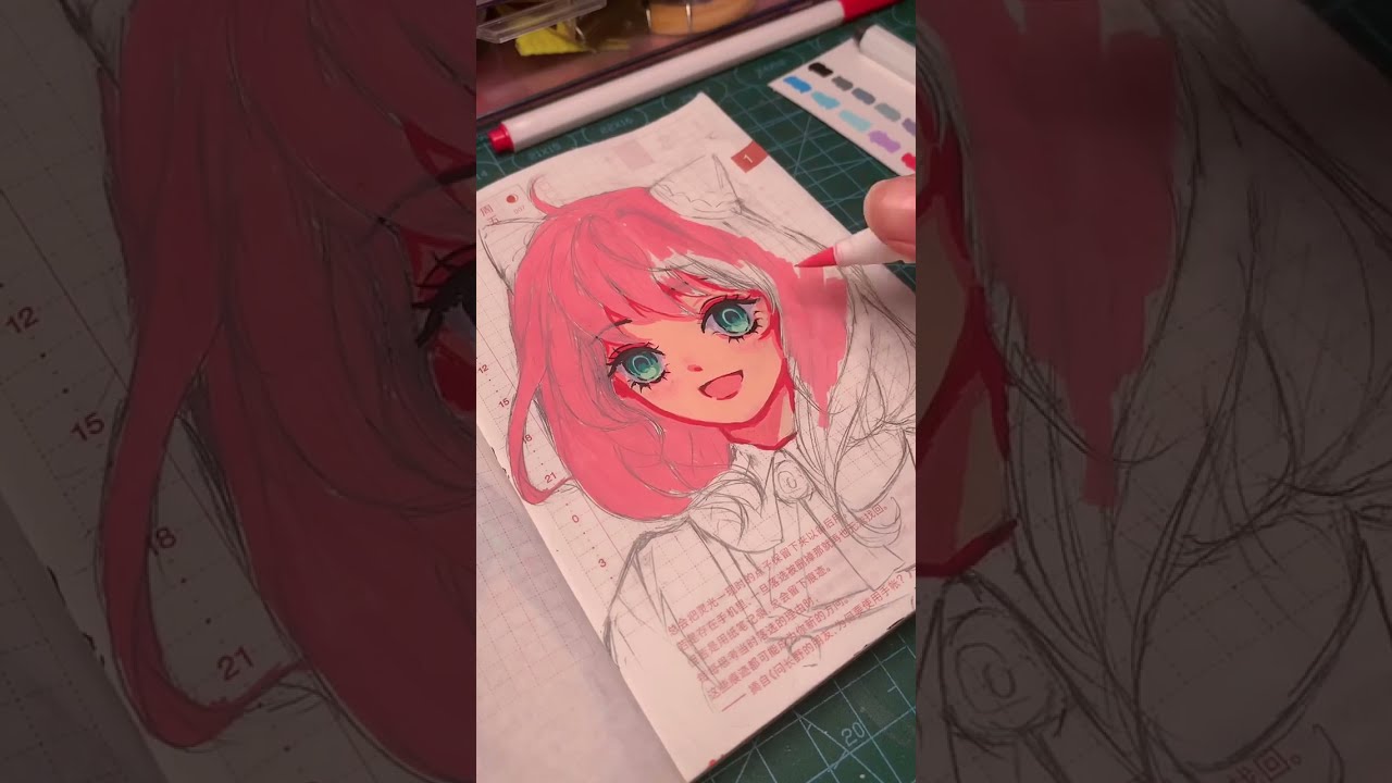 Drawing Anya Forger in Spy x Family 