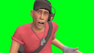 TF2 Scout Philosophy Green Screen