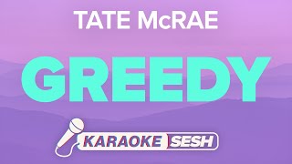 greedy Lyrics Karaoke Instrumental | Tate McRae