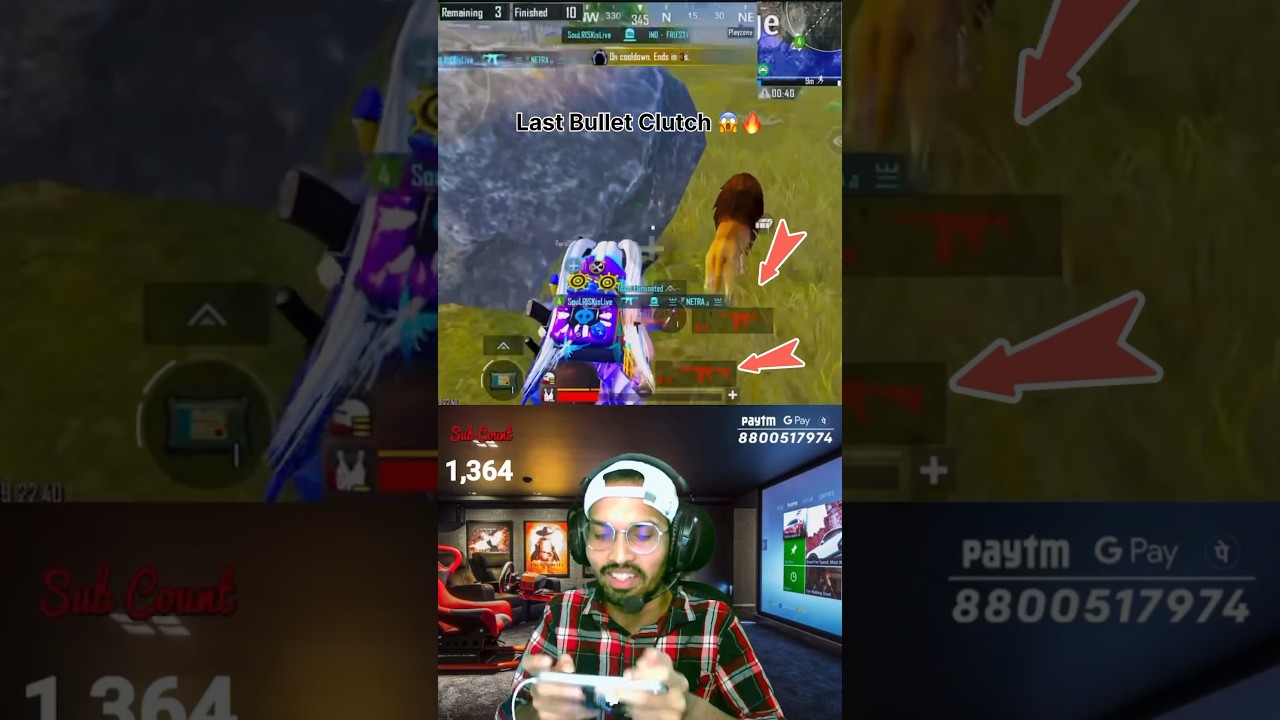 Last Bullet Clutch 😱🔥