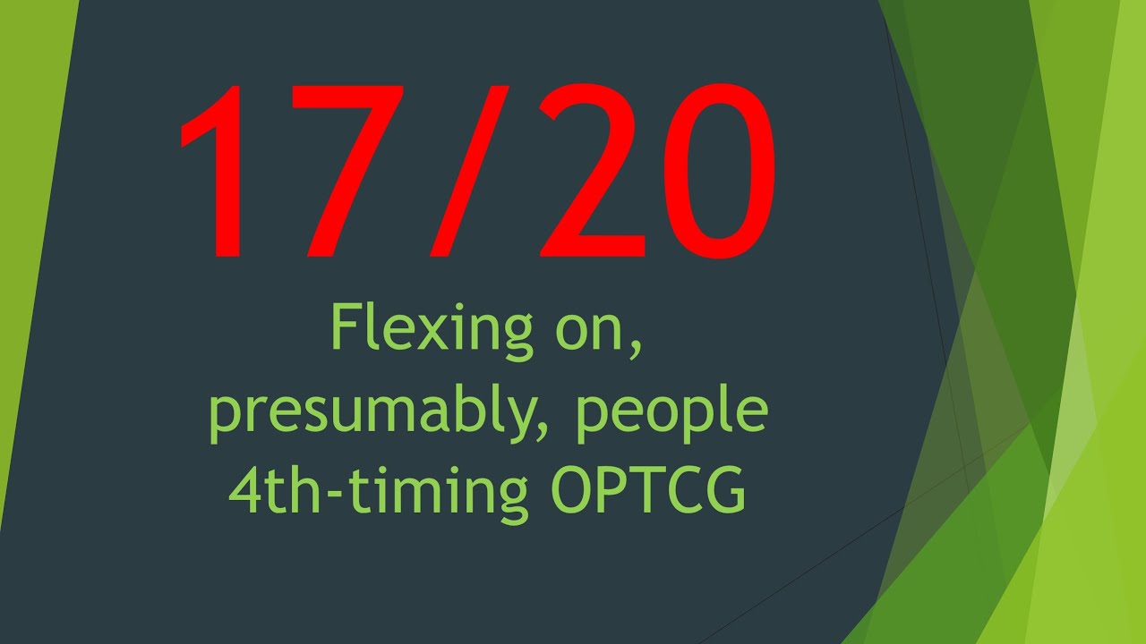 Blackbeard OP14 Gameplay: the Fourth and Final 5 Games