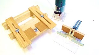 【DIY】Center guide and Edge guide cutting Jig combination for Trim Router || woodworking