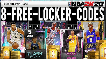 8 FREE *ACTIVE* LOCKER CODES 2K20! GUARANTEED PACKS & PD KOBE NEEDED FOR GALAXY OPAL KOBE! (NBA2K20)