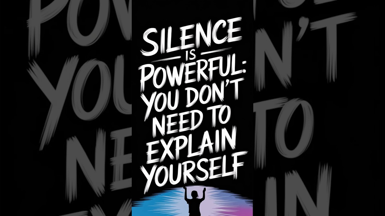 Silence is Often the Best Answer 