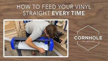 How to keep the vinyl on your plotter feeding straight