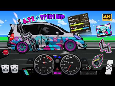 I Built the CLEANEST Nissan Silvia S15 in Pixel Car Racer! 🔥 2000HP+ Monster Build