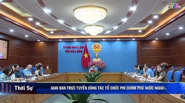 Giao ban trực tuyến công tác tổ chức phi chính phủ nước ngoài