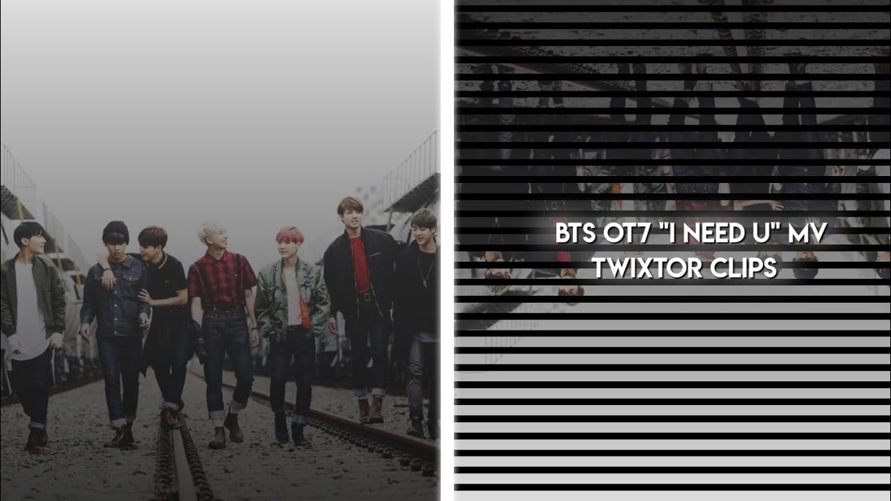 bts OT7 i need u MV twixtor clips for editing - YouTube