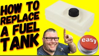 HOW TO REPLACE THE FUEL TANK ON JUST ABOUT ANY RIDING LAWN TRACTOR by THEMOWERMEDIC1 3,682 views 8 months ago 10 minutes, 21 seconds