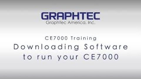 Downloading Software for the CE7000