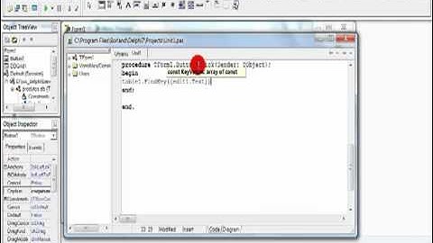 Consulta Código Delphi - Paradox!