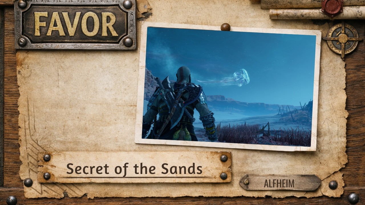 God of War Ragnarök — Favors: Secret of the Sands | 4K Ultra | No Commentary