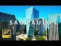 São Paulo Downtown, Brazil 🇧🇷 in 4K 60FPS ULTRA HD Video by Drone