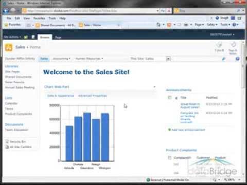 How To Create Chart Webpart In Sharepoint 2013