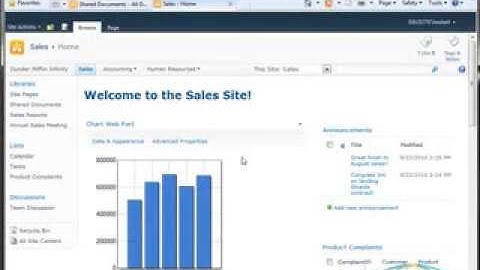 Working with the Chart Web Part in SharePoint 2010