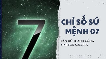 Chỉ số sứ mệnh 7 Map For Success Bản đồ thành công | Kaizen Bản Thân