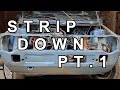 VW Golf MK1 restoration ep.5 - STRIP DOWN PT.1