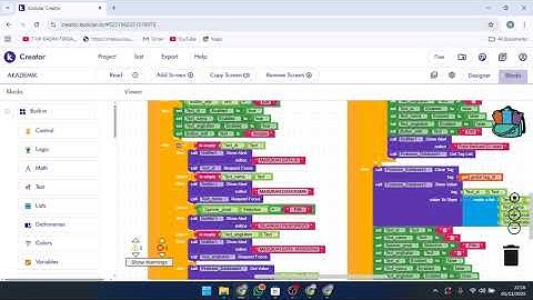 Data Akademik Mahasiswa CRUD Pada Kodular Menggunakan Firebase Realtime Database