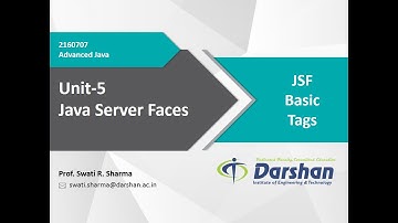 Unit 5.3: JSF Basic Tags