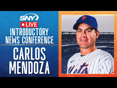 Carlos Mendoza is introduced as New York Mets manager LIVE | New York Mets | SNY
