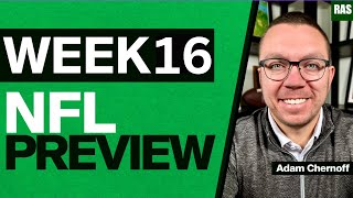 NFL Week 16 Game s Picks Sports Betting Insights with Adam Chernoff