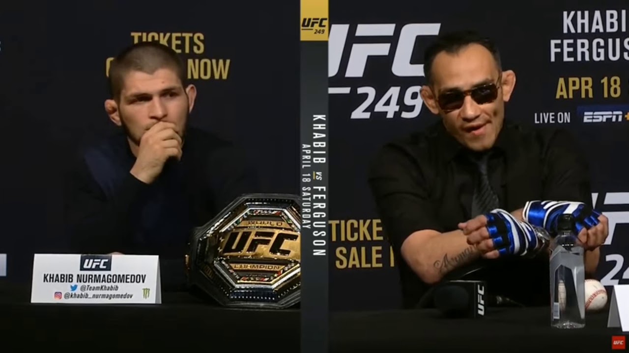 Пресс конференция Хабиба и Фегюсона YouTube